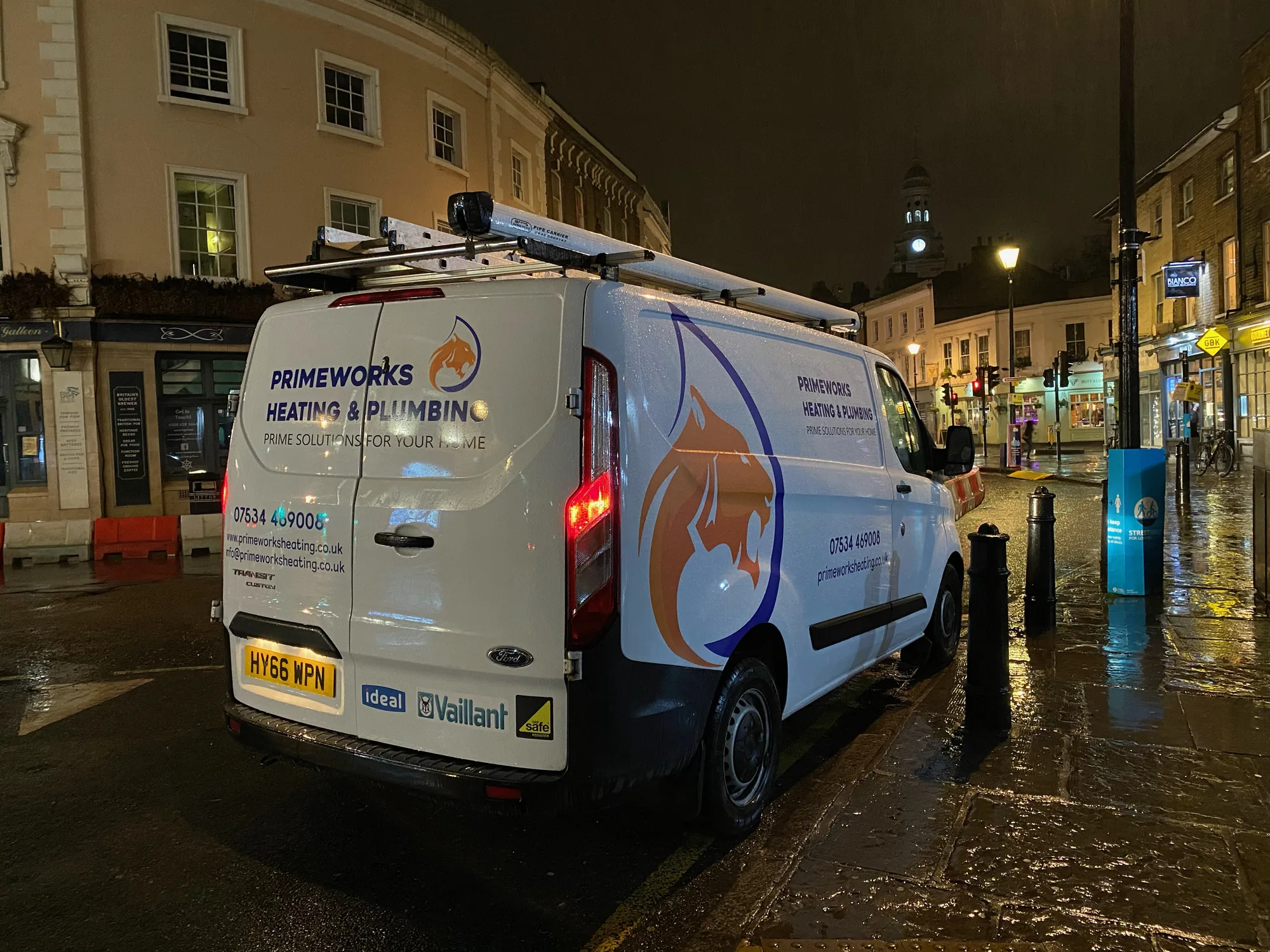 Primeworks Heating engineer at work in South-East London