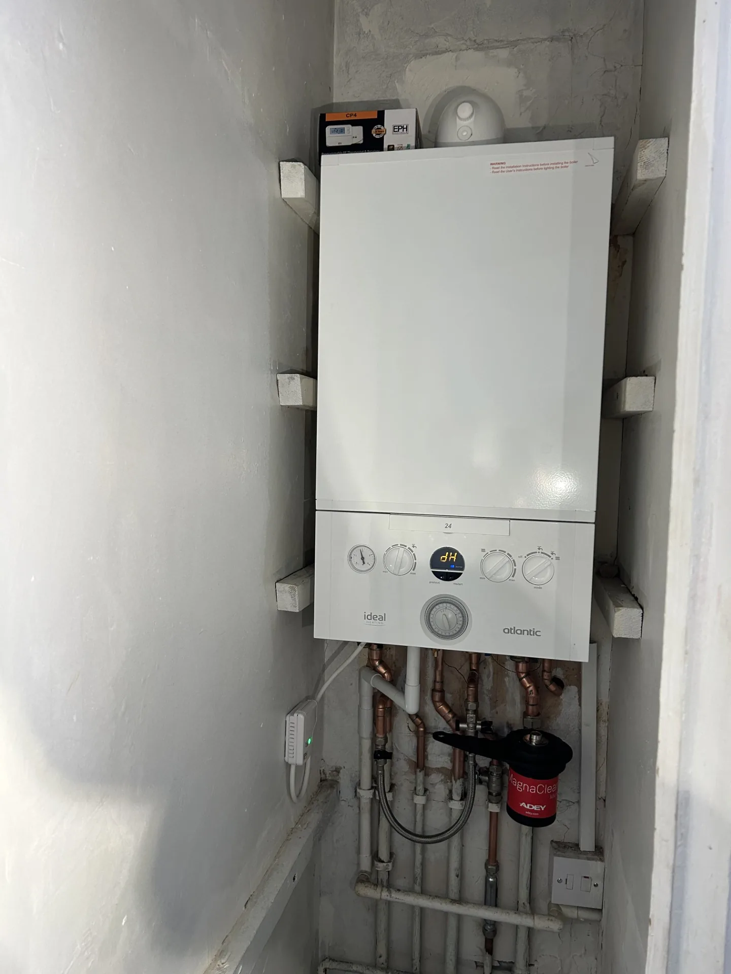 Boiler swap with new condensate run